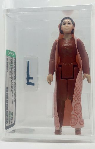 Kenner Star Wars Princess Leia Bespin Gown Crew Neck Hk Afa 75,  Case Style