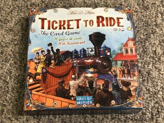 Ticket To Ride Card Game - Days Of Wonder 2012 - Complete
