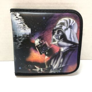 Star Wars Cd Dvd Game Disc Holder Carrying Case Wallet Holds 20 Discs