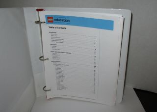 Lego Education WeDo 9580 Teacher guide 4 books incomplete set no software 2