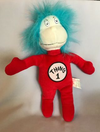 Kohls Cares Dr Seuss Thing 1 One Cat In The Hat Stuffed Plush