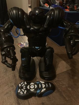 Robosapien Rs Blue Black Bluetooth Robot With Remote Control 2004 Wowwee