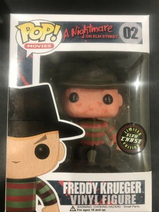 Chase Funko Pop Movies A Nightmare On Elm Street: Freddy Krueger Limited Edition