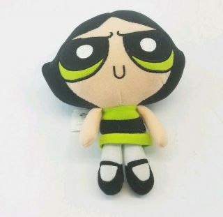 1999 Trendmasters Powerpuff Girls Buttercup Plush Doll 6in By 5in