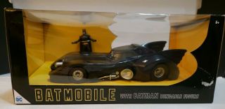 Dc Comics Batman 1989 Batmobile With Bendable Figure Package