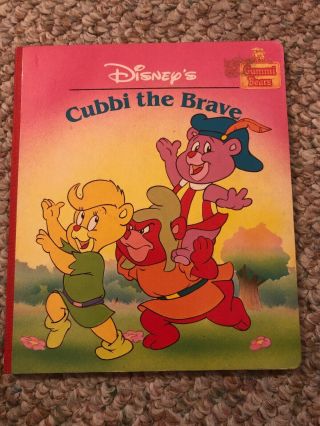 Disney Gummi Bears Cubbi The Brave Book