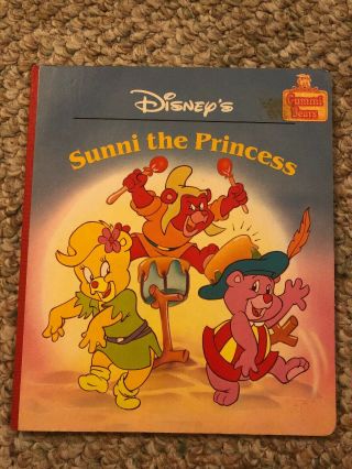 Disney Gummi Bears Sunni The Princess Book