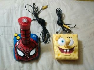 2003 Spongebob Jakks Pacific Plug And Play 5 - In - 1 Joystick Tv Video Game,  Extra