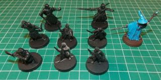 Lord Of The Rings Games Workshop Fellowship Of The Ring Set Of 9 Metal Oop 2001