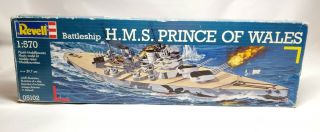 Revell Battleship H.  M.  S.  Prince Of Wales 1:570 Scale Plastic Model Kit 05102