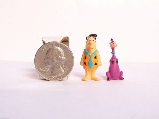 Hanna - Barbera The Flintstones Fred Dino Tv Show Cartoon 1 " Mini Figures Figurine