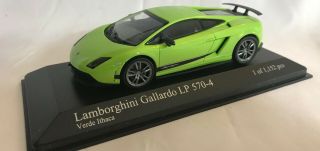 Minichamps 1/43 Lamborghini Gallardo Lp 570 4 Superleggera 2010 Green Metallic