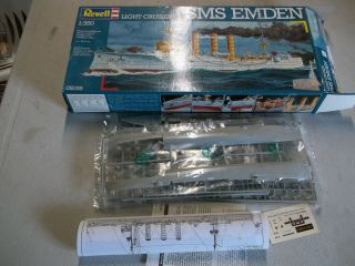 Revell Sms Emden Light Cruiser 1/350 Scale