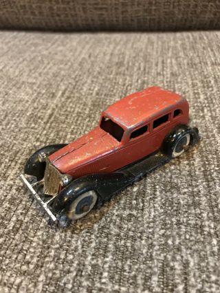Vintage Tootsietoy Graham Sedan Red Diecast Toy Car