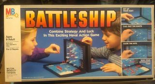 Vintage Battleship Board Game - 1984 Milton Bradley - 100 Complete - Ships