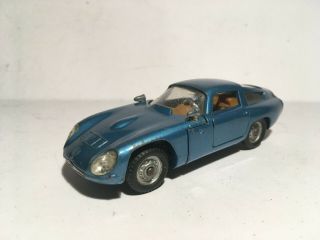 Rare Vintage Politoys M Italy 1:43 516 Alfa Romeo Giulia Tz Met Blue Vgc