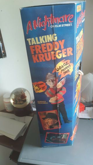 1989 Vintage Talking Freddy Krueger Doll A Nightmare On Elm Street.  Horror Movie