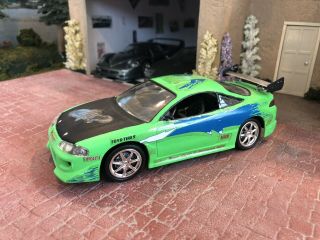1/24 1/25 Amt Fast And Furious Mitsubishi Eclipse Built
