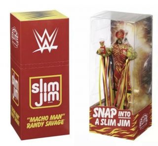 Sdcc 2019 Mattel Wwe Macho Man Randy Savage Slim Jim Action Figure - In Hand
