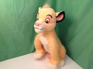Disney Lion King,  Large Simba Plush Stuffed Animal Lion 18 "
