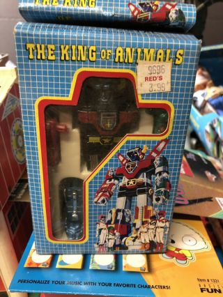 Rare Vintage Voltron King Of Animals Knock Off Bootleg Go Lions Die Cast Oop