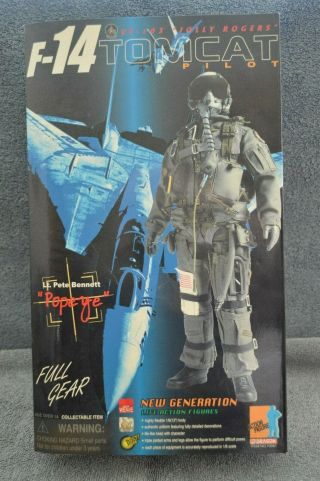Dragon Action Figure 1/6 Scale Vf - 103 " Jolly Rogers " F - 14 Tomcat Pilot