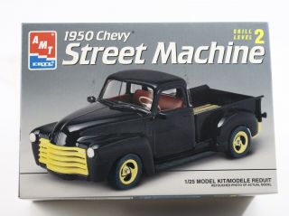 1950 Chevy Street Machine Truck Amt Ertl 1:25 Model Kit 6681 Open Complete