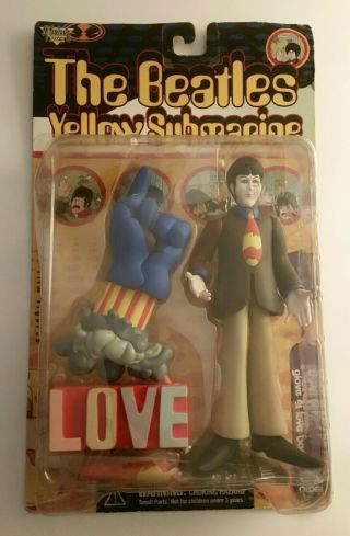 The Beatles Yellow Submarine Paul Mccartney With Glove & Love Base 1999