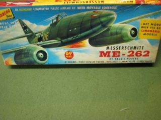 Lindberg Ww2 German Me - 262 Vintage Jet Fighter Model Kit
