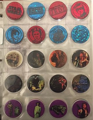 Star Wars 1995 Canada Games Complete Set 77 Pogs And Slammers Rare