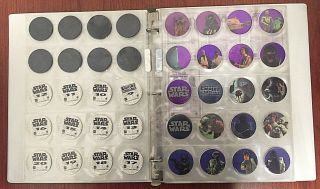 Star Wars 1995 Canada Games Complete Set 77 Pogs and Slammers RARE 2