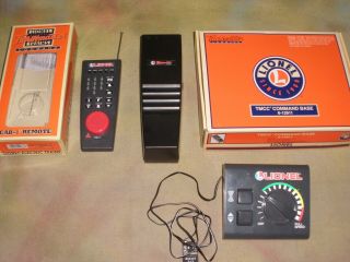 3 Lionel O - Gauge Accessories,  Command Base,  Cab - 1 Remote,  Controller W.  Issues