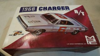 Vintage Mpc 1/25 1968 Dodge Charger R/t Scat Pack Box Top Only