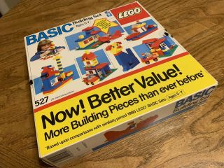 Vintage LEGO Basic Building Set 527 UPC 04288400526 3