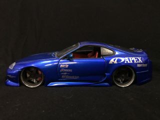 Jada Toys Toyota Supra Import Racer 50700 - 9 Blue 1/24 Scale