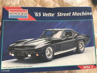 Monogram 1965 Chevrolet Corvette Street Machine 1/24 Scale Model Kit