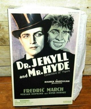 Sideshow Dr Jekyll & Mr Hyde 12 " Fredric March Great Piece Box