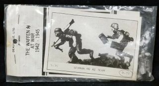 $9.  99 Nr Figure Blowout Deauville D - 71 1/35 Metal German Mg 42 Team 1942 - 45