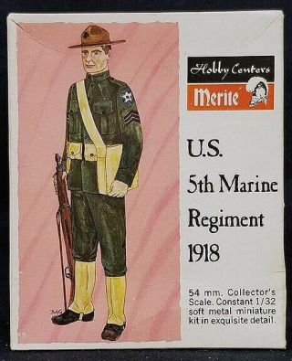 $9.  99 Nr Figure Blowout Monogram 823 54mm Metal Us Marine 5th Regiment 1918