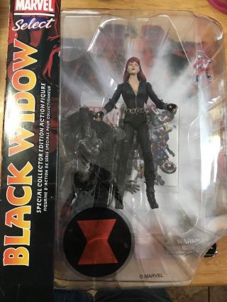 Disney Store Marvel Select Black Widow Special Collector Edition Action Figure.