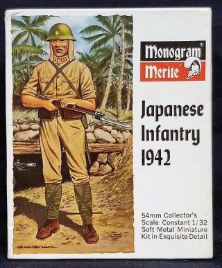 $9.  99 Nr Figure Blowout Monogram 817 54mm Metal Japanese Infantry 1942