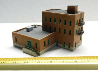 N Scale - Warehouse Industrial Building Structure For Model Train Layout