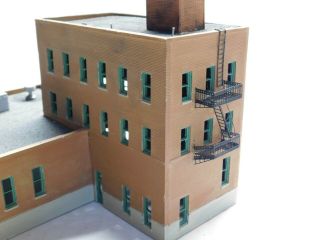 N Scale - Warehouse Industrial Building Structure For Model Train Layout 3