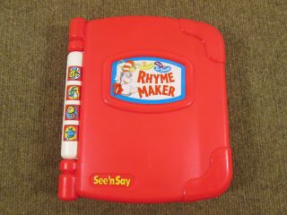 Dr Seuss See N Say Rhyme Maker By Mattel 1997 Electronic Toy Book