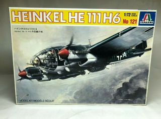 Italeri Heinkel He 111h6 1:72 Scale Plastic Model Kit 121,  See Details