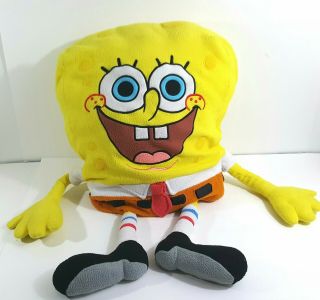 Spongebob Squarepants Large 24 " Stuffed Plush 2004 Viacom Nickelodeon