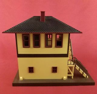 Vintage 30 - 9031 Pittsburgh Pennsylvania Train Switch Tower With Lights “w/box”