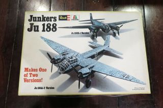Italaerei & Revell Junkers Ju 188 & 188 A1/e1 1/72 Scale Model Plane Kits