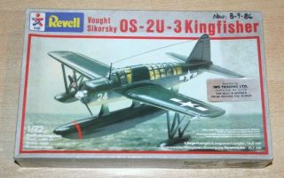 41 - 4168 Revell 1/72 Scale Vought Sikorsky 0s2u - 3 Kingfisher Plastic Model Kit