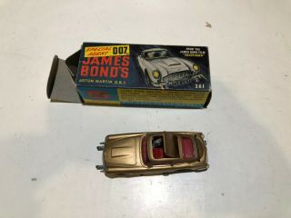 Vintage Corgi Toys 261 James Bond 007 Car Aston Martin